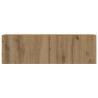 Wall Mounted TV Cabinets - Artisan Oak, 100x30x30 cm - 4 pcs