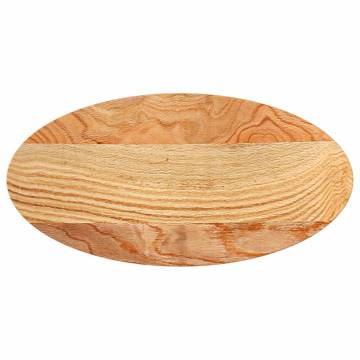 Light Brown Oak Table Top - 80x40 cm Oval | HipoMarket