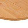 Light Brown Oak Table Top - 80x40 cm Oval | HipoMarket