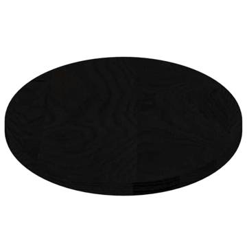 Table Top Dark Brown 80x40 cm Solid Wood Oak Oval | HipoMarket