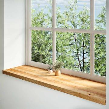 Light Brown Solid Oak Window Sills - 2 pcs | HipoMarket