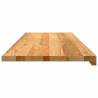 Light Brown Solid Oak Window Sills - 2 pcs 110x40x2 cm