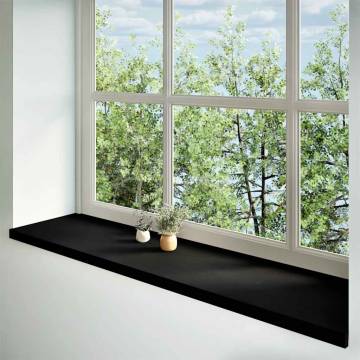 Dark Brown Solid Wood Window Sills - 2 pcs | HipoMarket UK