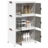  Stackable Storage Box with Wheels 3-Tier 75 L 69x39.5x110.5 cm Size 64 x 39.5 x 110.5 cm Quantity in Package 1 