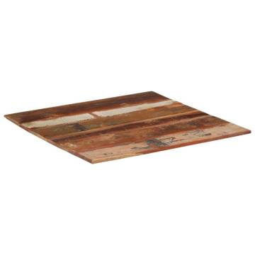 Square Table Top 80x80 cm - Solid Reclaimed Wood | Hipomarket