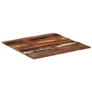 Square Table Top 80x80 cm - Solid Reclaimed Wood | Hipomarket