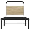 Sonoma Oak Bed Frame - Small Single 75x190 cm | HipoMarket