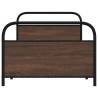 Brown Oak Bed Frame 100x190 cm - Durable & Elegant Design