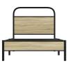 Sonoma Oak Bed Frame 75x190 cm - Elegant & Durable Design