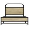 Sonoma Oak Bed Frame 100x200 cm | Robust & Stylish Design