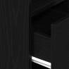 Bedside Cabinet with Drawer - Stylish Black Storage Solution