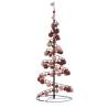 Christmas Tree Light Cone with Baubles - 80 LEDs Warm White