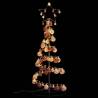 Christmas Tree Light Cone with Baubles - 80 LEDs Warm White