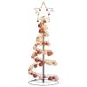 Christmas Tree Light Cone with Baubles - 80 LEDs Warm White