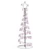  Christmas Tree Light Cone with Baubles 100 LEDs Warm White 150 cm Colour light pink Size 150 cm Quantity in Package 1 Model with baubles 