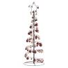  Christmas Tree Light Cone with Baubles 100 LEDs Warm White 150 cm Colour champagne Size 150 cm Quantity in Package 1 Model with baubles 