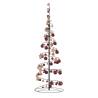 Christmas Tree Light Cone with Baubles - 100 LEDs Warm White