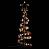 Christmas Tree Light Cone with Baubles - 100 LEDs Warm White