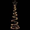 Christmas Tree Light Cone with Baubles 120 LEDs Warm White - 180 cm