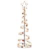 Christmas Tree Light Cone with Baubles 120 LEDs Warm White - 180 cm