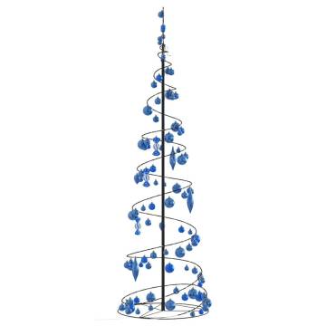 Christmas Tree Light Cone with Baubles - 180 cm, 120 LEDs