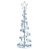 Christmas Tree Light Cone with Baubles - 180 cm, 120 LEDs