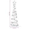 Christmas Tree Light Cone with Baubles - 180 cm, 120 LEDs