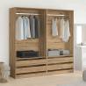 Artisan Oak Wardrobe - Stylish & Compact Storage Solution