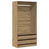 Artisan Oak Wardrobe - Stylish & Compact Storage Solution