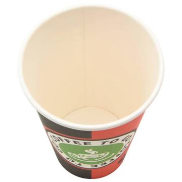 Paper Coffee Cups with Lids - 1000 pcs, 16oz | HipoMarket