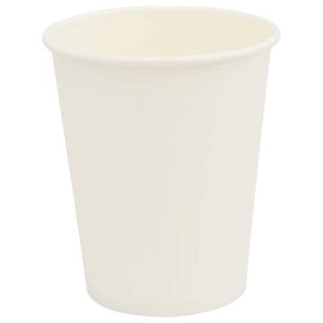 Durable Paper Coffee Cups with Lids - 1000 pcs 8oz | HipoMarket