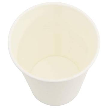 Durable Paper Coffee Cups with Lids - 1000 pcs 8oz | HipoMarket