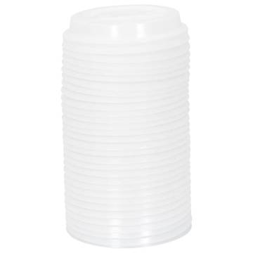 Paper Coffee Cups with Lids - 1000 pcs 12oz | Hipomarket UK