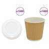  Paper Coffee Cups with Lids 1000 pcs 4oz 100ml Quantity in Package 1 Capacity 100 ml 