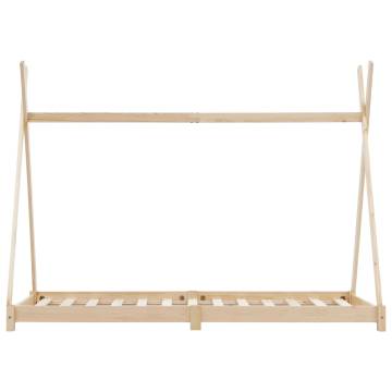 Kids Bed Frame - Solid Pine Wood 80x160 cm | HipoMarket