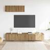 Wall Mounted TV Cabinets - Artisan Oak 3 pcs | HipoMarket