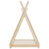 Kids Bed Frame - Solid Pine Wood 80x160 cm | HipoMarket