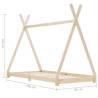 Kids Bed Frame - Solid Pine Wood 80x160 cm | HipoMarket