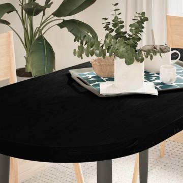 Solid Oak Dark Brown Table Top 120x60 cm | Hipomarket