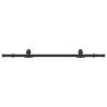 Sliding Door Hardware Kit 152cm Steel Black - Durable & Stylish