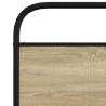 Robust Bed Frame Without Mattress - Sonoma Oak 107x203 cm