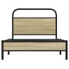 Sonoma Oak Bed Frame 107x203 cm - Sturdy & Elegant Design