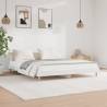 Bed Frame White 120x200 cm Engineered Wood Colour white Size 120 x 200 cm 