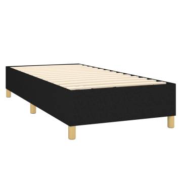 Black Single Fabric Bed Frame (UKIEFINO) - Stylish & Durable