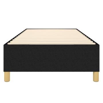 Black Single Fabric Bed Frame (UKIEFINO) - Stylish & Durable