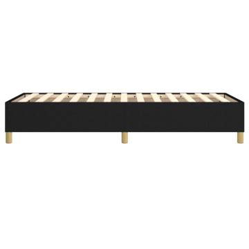 Black Single Fabric Bed Frame (UKIEFINO) - Stylish & Durable