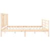 Solid Wood Super King Size Bed Frame - No Mattress Included