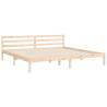 Solid Wood Super King Size Bed Frame - No Mattress Included