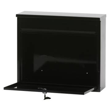 V-Part Granadan Black Mailbox | Stylish & Secure Mail Storage