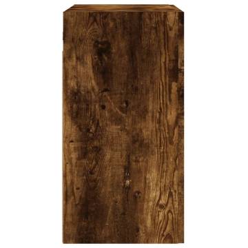 Wall Cabinet Smoked Oak 60x31x60 cm | Stylish Storage Solution